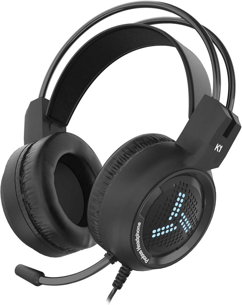 Adjustable Gaming Headphones with Headband